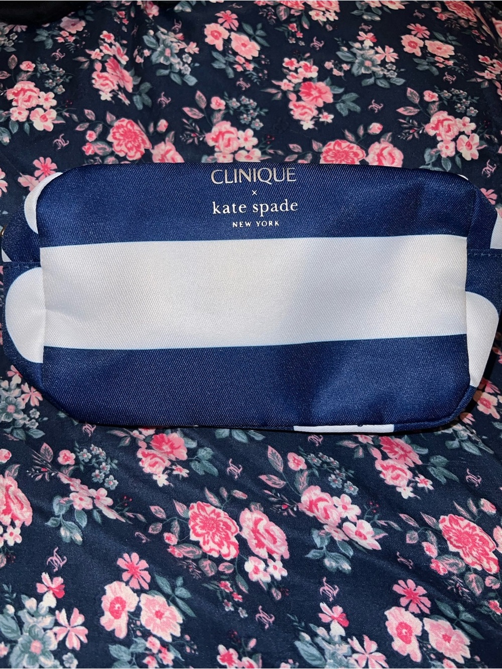 Clinique x Kate Spade New York Cosmetic Bag